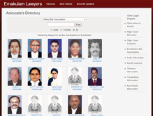 Tablet Screenshot of ernakulamlawyers.com